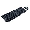 Clavier Logitech K120 QWERTY + souris USB noir Photo