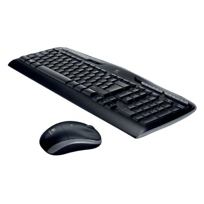 Clavier + souris Logitech MK330 QWERTY noir
