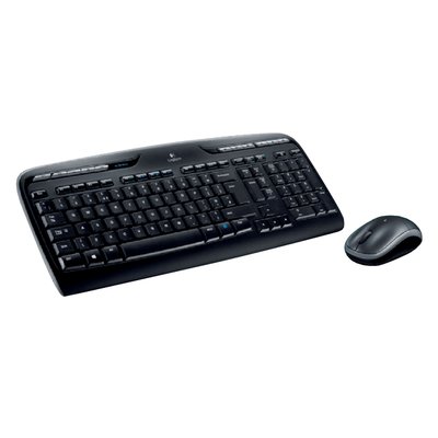 Clavier + souris Logitech MK330 QWERTY noir