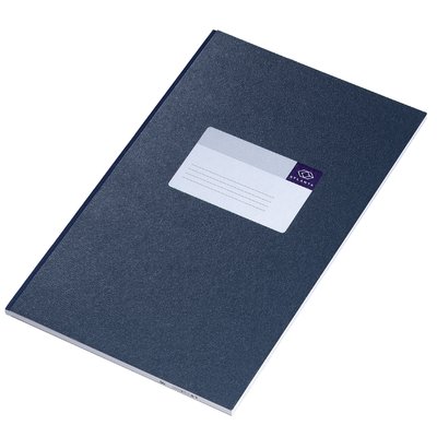 Carnet de notes Djois Atlanta collé 330x205mm 192 pages ligné bleu