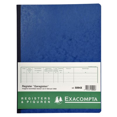 Register Piqure garagisten 320x250mm 80vel assorti