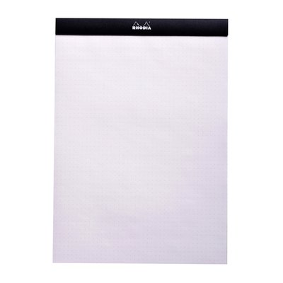 Bloc Rhodia A4 Dots 80 feuilles 90g noir