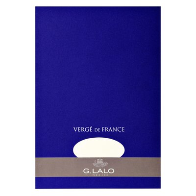 Bloc-notes Lalo A4 uni 100g 100 pages vergé blanc