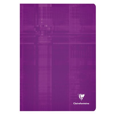 Schrift Clairefontaine A4 lijn 80 pagina's 90gr assorti