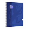 Cahier à spirale Oxford Touch A4 ligné 140 pages 80g bleu Photo
