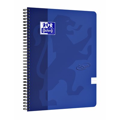 Cahier à spirale Oxford Touch A4 ligné 140 pages 80g bleu
