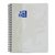 Bloc à spirale Oxford Touch A5 ligné 140pages 80g gris clair