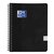 Bloc à spirale Oxford Touch A5 carreau 5mm 140 pages 80g noir