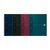 Collegeblok Oxford Office Essentials A4+ lijn 4-gaats 180 pagina's 80gr assorti