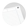 Collegeblok Oxford Office Essentials A4+ lijn 4-gaats 180 pagina's 80gr assorti foto