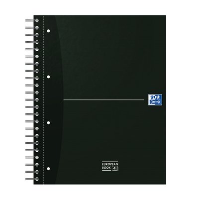 Cahier de notes Oxford Essentials European A4+ 4 trous 120 pages assorti