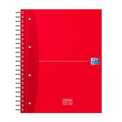 Cahier de notes Oxford Essentials European A4+ 4 trous 120 pages assorti