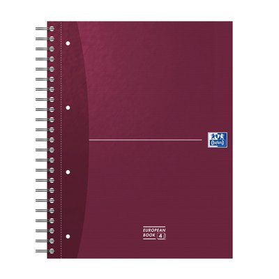 Cahier de notes Oxford Essentials European A4+ 4 trous 120 pages assorti