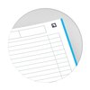 Cahier de notes Oxford Essentials European A4+ 4 trous 120 pages assorti Photo