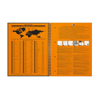 Spiraalblok Oxford International Notebook A4+ ruit 5mm