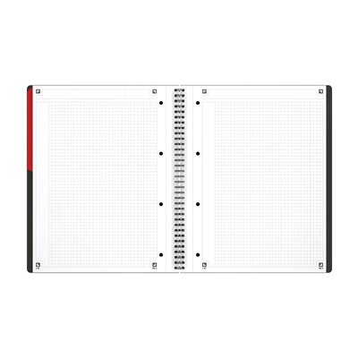 Spiraalblok Oxford International Activebook A4+ 160 pagina's ruit 5mm