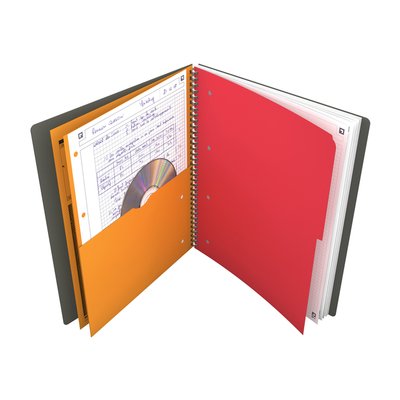 Spiraalblok Oxford International Activebook A4+ 160 pagina's ruit 5mm