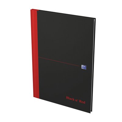 Cahier de notes Oxford Black n’ Red A4 96 feuilles carreau 5mm