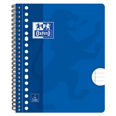 Collegeblok Oxford School A5+ lijn 17-gaats 160 pagina's 80gr assorti