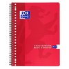 Bloc de cours Oxford School A4 23 perf carreau 10mm 160 pages assorti Photo