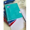 Bloc de cours Oxford School A4 23 perf carreau 10mm 160 pages assorti Photo