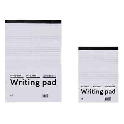 Bloc-notes Qbasic A4 ligné 160 pages 60g