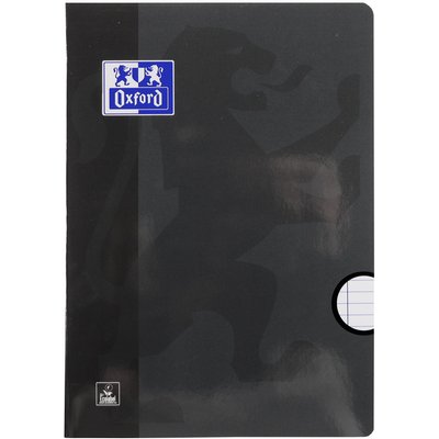 Cahier Oxford School A4 ligné 72 pages 80g noir