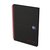 Cahier de notes Oxford Black n’ Red A5 ligné 140 pages 80g