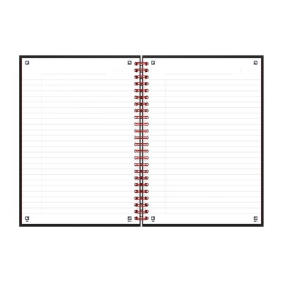 Cahier de notes Oxford Black n’ Red A5 ligné 140 pages 80g
