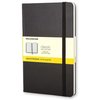 Notitieboek Moleskine large 130x210mm ruit 5x5 hard cover zwart foto
