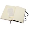 Notitieboek Moleskine large 130x210mm ruit 5x5 hard cover zwart foto