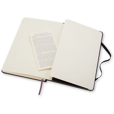 Carnet de poche Moleskine 90x140mm ligné couverture rigide noir
