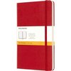 Carnet de notes Moleskine large 130x210mm ligné couverture rigide rouge Photo