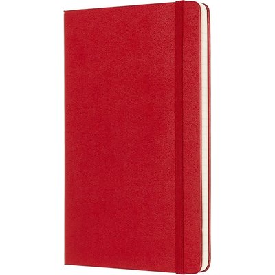 Carnet de notes Moleskine large 130x210mm ligné couverture rigide rouge