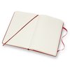 Carnet de notes Moleskine large 130x210mm ligné couverture rigide rouge Photo
