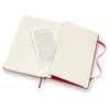 Carnet de notes Moleskine large 130x210mm ligné couverture rigide rouge Photo