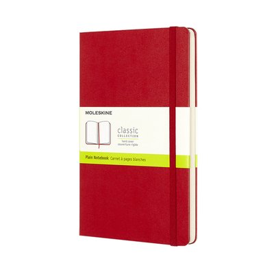 Carnet de notes Moleskine Large 130x210mm uni rigide rouge