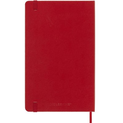 Carnet de notes Moleskine Large 130x210mm uni rigide rouge