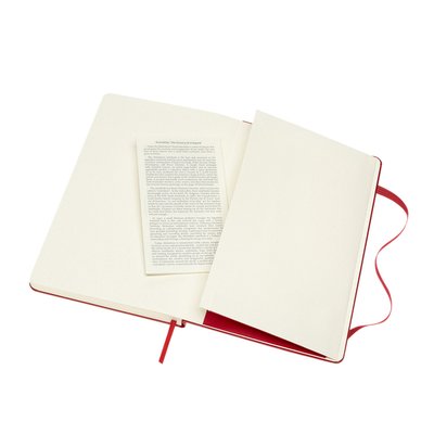 Carnet de notes Moleskine Large 130x210mm uni rigide rouge