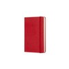 Carnet de notes Moleskine Pocket 90x140mm ligné rigide rouge Photo
