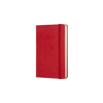 Carnet de notes Moleskine Pocket 90x140mm ligné rigide rouge