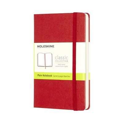 Carnet de notes Moleskine Pocket 90x140mm uni rigide rouge