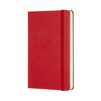 Carnet de notes Moleskine Pocket 90x140mm uni rigide rouge