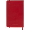 Carnet de notes Moleskine Pocket 90x140mm uni rigide rouge Photo