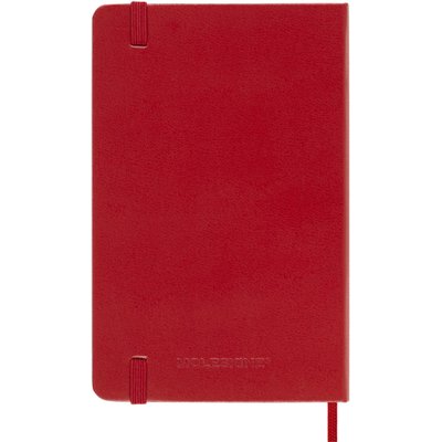 Carnet de notes Moleskine Pocket 90x140mm uni rigide rouge