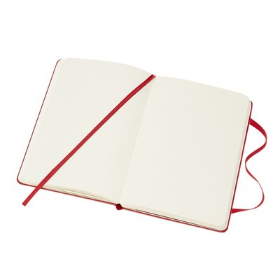 Carnet de notes Moleskine Pocket 90x140mm uni rigide rouge