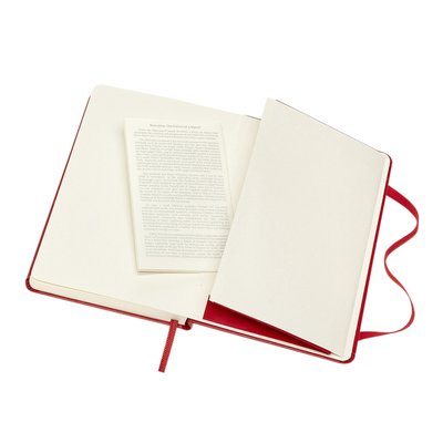 Carnet de notes Moleskine Pocket 90x140mm uni rigide rouge