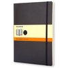 Carnet de notes Moleskine XL 190x250mm ligné couverture souple noir Photo
