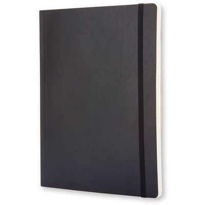 Carnet de notes Moleskine XL 190x250mm ligné couverture souple noir