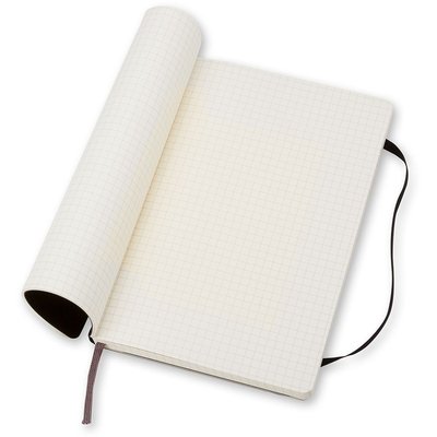 Carnet de notes Moleskine XL 190x250mm ligné couverture souple noir
